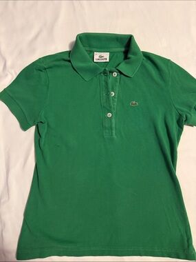 Lacoste Women’s Green Short Sleeve Polo Shirt